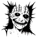 hellraiser pinhead despair smile tattoo design idea