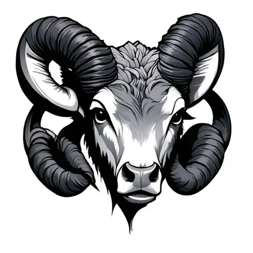 Aries Japanese tattoo design idea