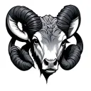 Aries Japanese tattoo design idea