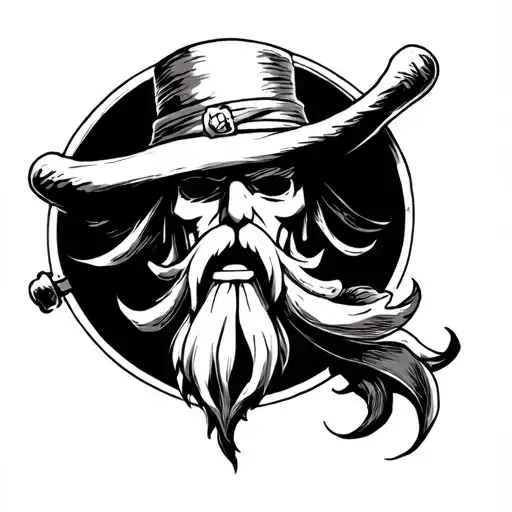 one piece whitebeard tattoo design idea