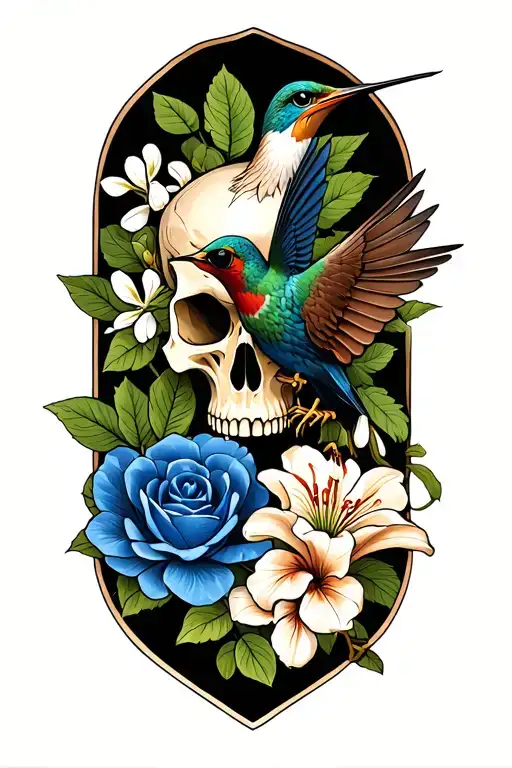 japanese, scorpion, Lilly of the valley, brown big hawk, skull, japanese cherry blossom, blue roses, hummingbird tattoo design idea