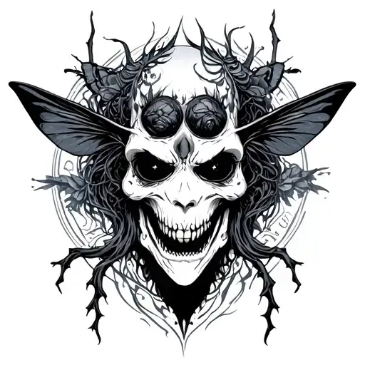 Beelzebub tattoo design idea