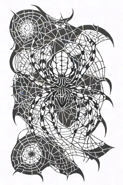 Spider tattoo design idea