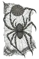 Spider tattoo design idea