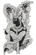 osiris leg tattoo tattoo design idea