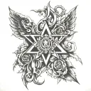 Bible tattoo design idea