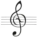 yolo writing musical notes tattoo design idea