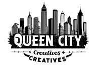 Queen City Creatives logo city skyline tattoo design idea