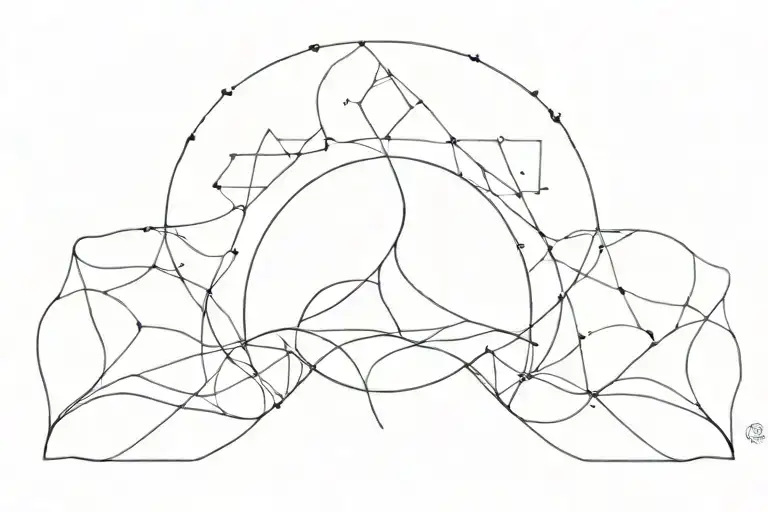 gentle lines going tattoo design idea