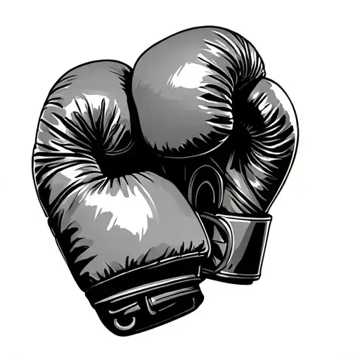 Boxing gloves/ Roy Jones Junior/ Avec Marque pistol tattoo design idea