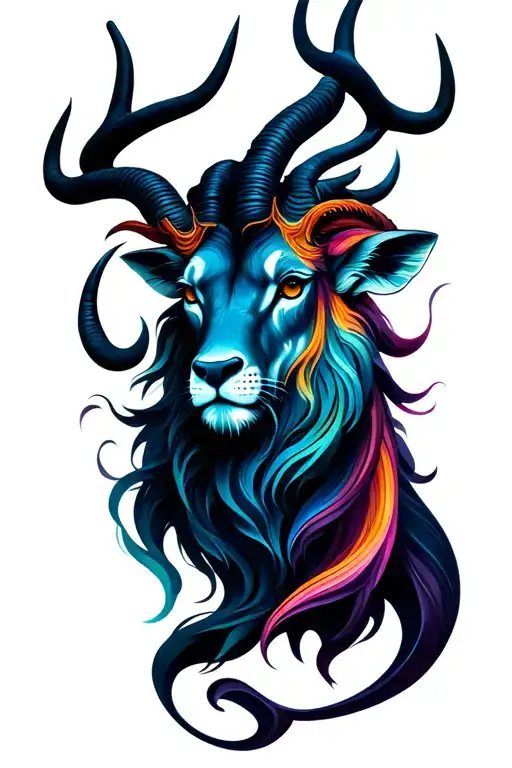 Leo, Taurus and Capricorn  tattoo design idea