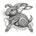 rabbit chef tattoo tattoo design idea