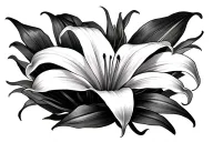 Easter Lily, Filipino, tattoo design idea