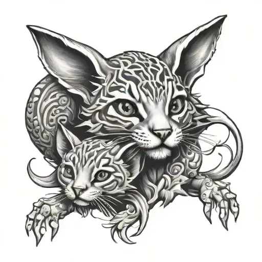 Grandkids tattoo design idea