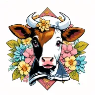 sailor moo tattoo design idea