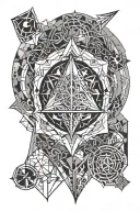 skyrim geo symteric shapes tattoo design idea