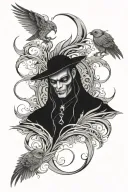 Bad Omen tattoo design idea