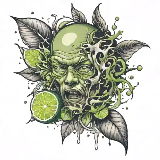 lime exploding his own tattoo design idea