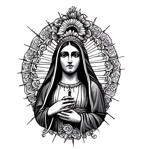 Guadalupe tattoo design idea