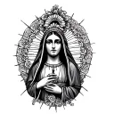 Guadalupe tattoo design idea