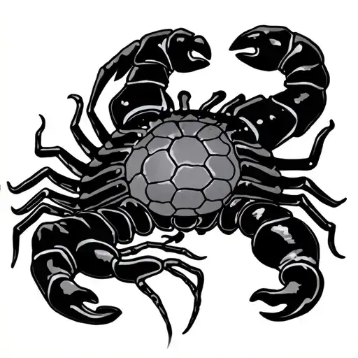 Rennz Scorpio 31 Earth 1993 tattoo design idea