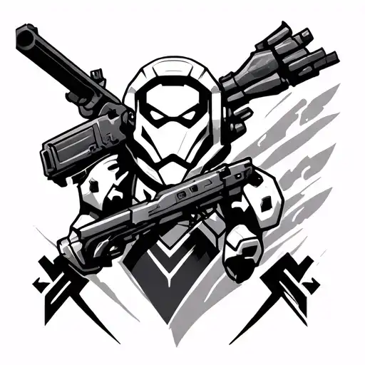 Overwatch tattoo design idea
