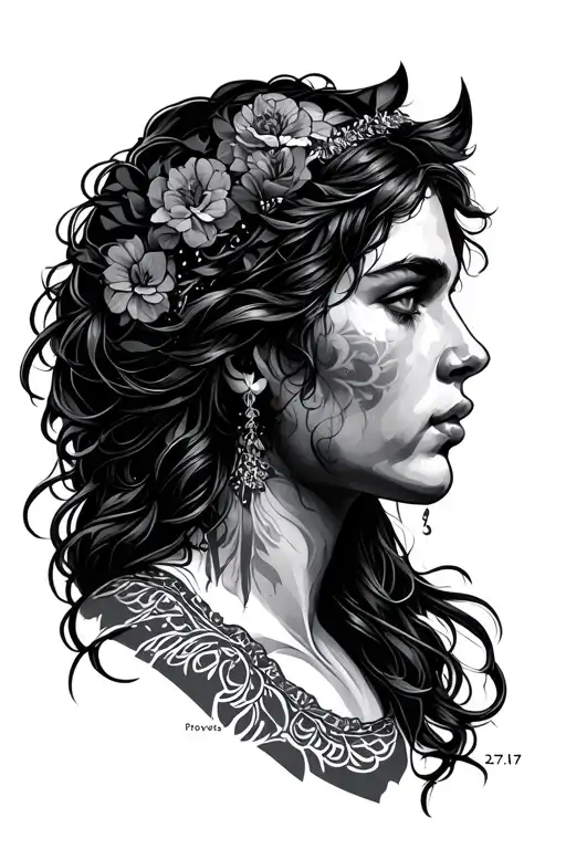 Proverbs 27:17 tattoo design idea