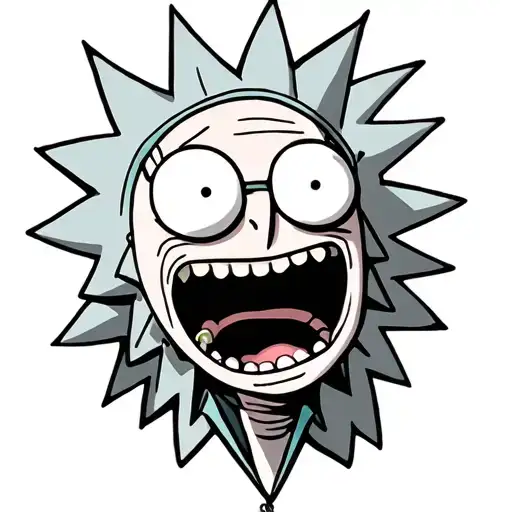  Rick y morty,  tattoo design idea