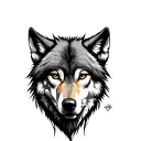 Eladio Carrion and a wolf tattoo design idea