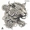 stencil tattoo design idea