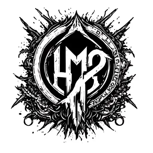 linkin park logo tattoo design idea