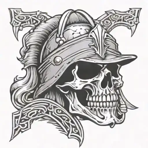 king_k3_spartan written and a skull face tattoo design idea