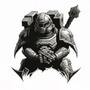doom marine tattoo design idea