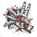 underground hand tattoo tattoo design idea
