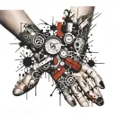 underground hand tattoo tattoo design idea