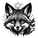 Virgo Fox tattoo design idea