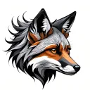 Virgo Fox tattoo design idea