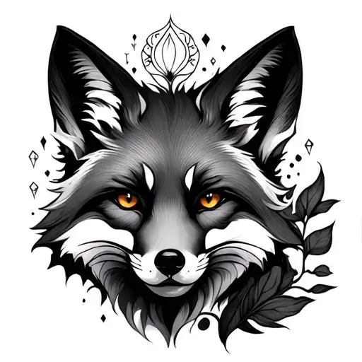 Virgo Fox tattoo design idea