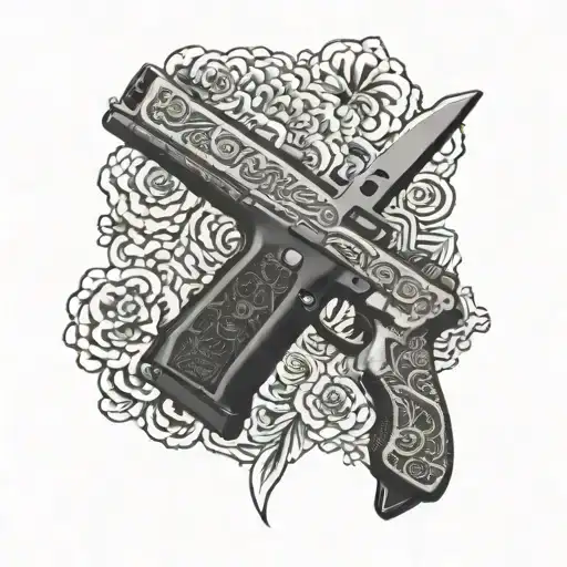Glock 20 tattoo design idea