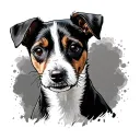 Jack Russell Terrier tattoo design idea