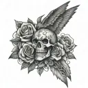 trust no one tattoo design idea