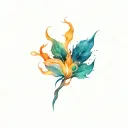fire Mage tattoo design idea