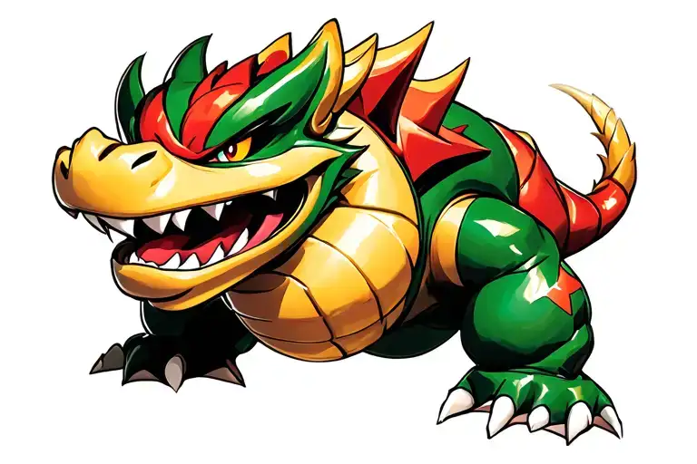 Bowser tattoo design idea