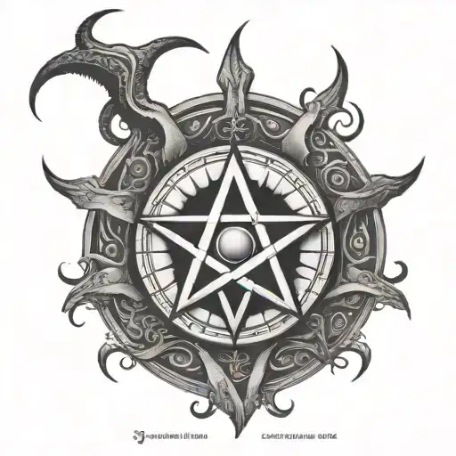 supernatural anti possession symbol tattoo design idea