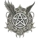 supernatural anti possession symbol tattoo design idea