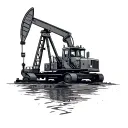Oilfield tattoo design idea