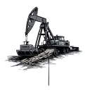 Oilfield tattoo design idea