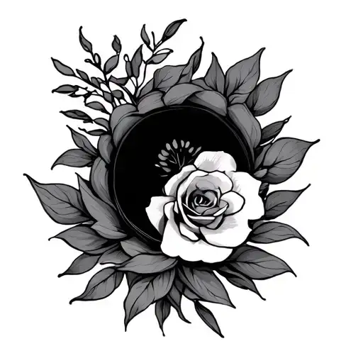 live in the present tattoo design idea