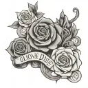 Old love doesn't rust 503 tattoo design idea