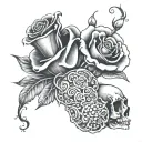 Old love doesn't rust 503 tattoo design idea